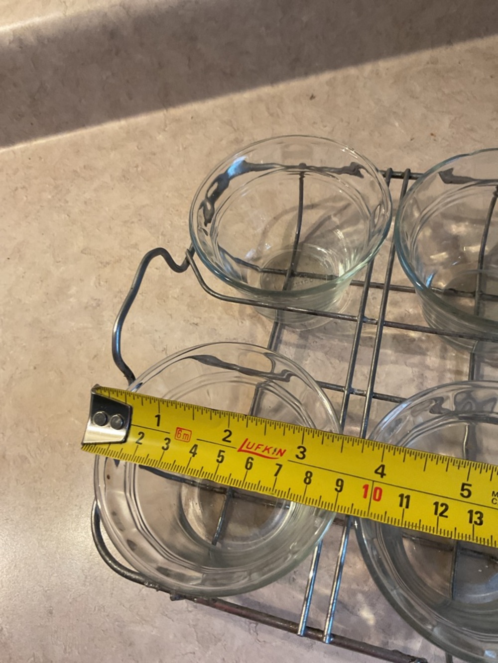 Glass Ramekin Set with Wire Rack - Clear Glass - Picture 5 of 7